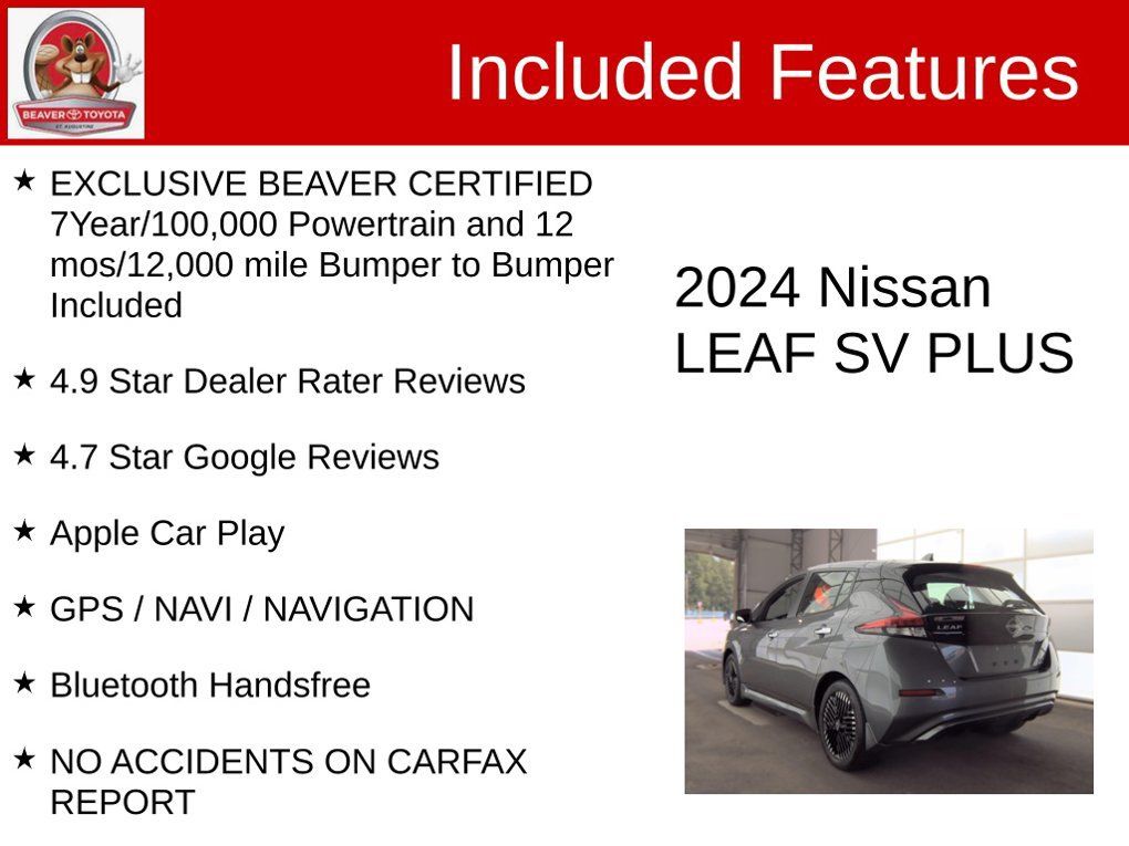 Used 2024 Nissan Leaf SV Plus FWD image 5