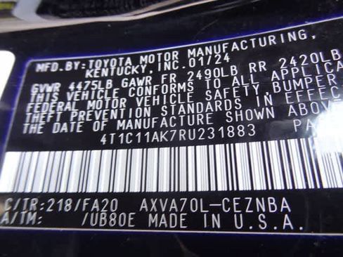 Used 2024 Toyota Camry LE FWD image 35