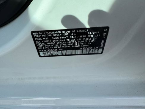 Used 2018 Volkswagen Passat 3.6 image 20