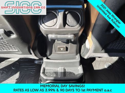 Used 2021 Jeep Wrangler Unlimited Rubicon 4xe w/ Steel Bumper Group AWD/4WD image 14