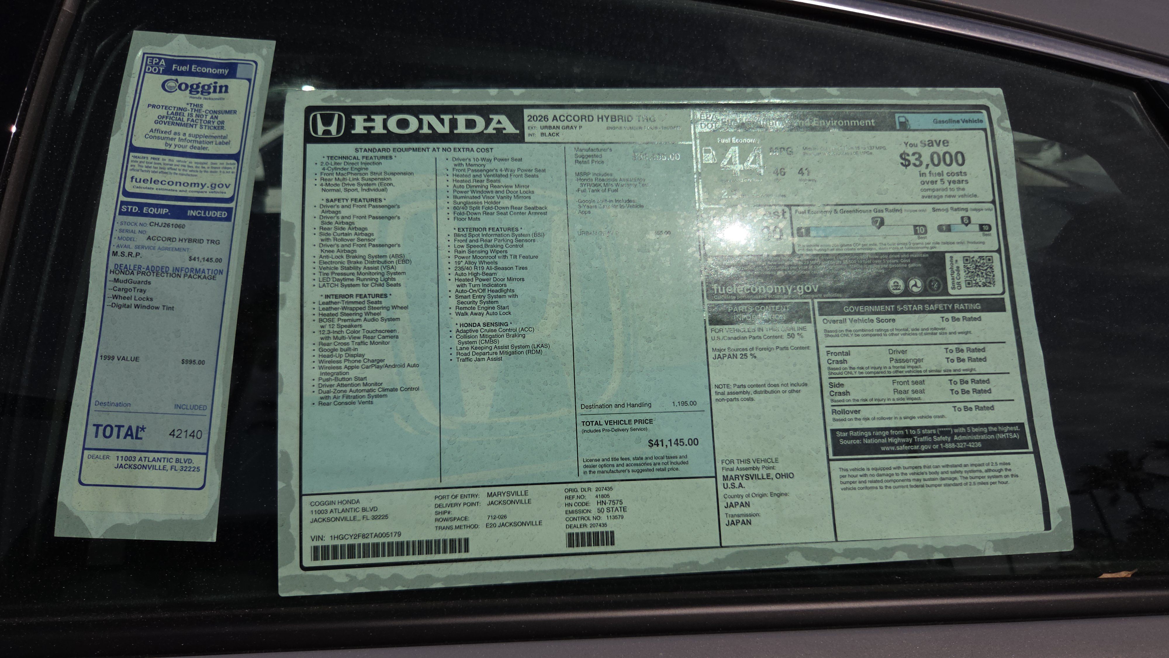 Certified 2026 Honda Accord Touring image 22