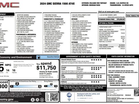 Used 2024 GMC Sierra 1500 AT4X AWD/4WD image 41