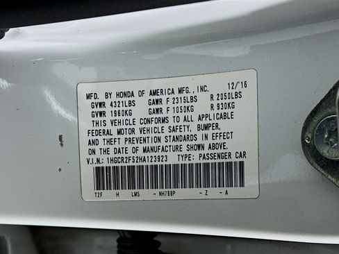 Used 2017 Honda Accord Sport image 12