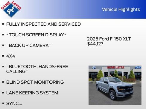 Used 2025 Ford F150 XLT w/ Equipment Group 301A Standard image 31