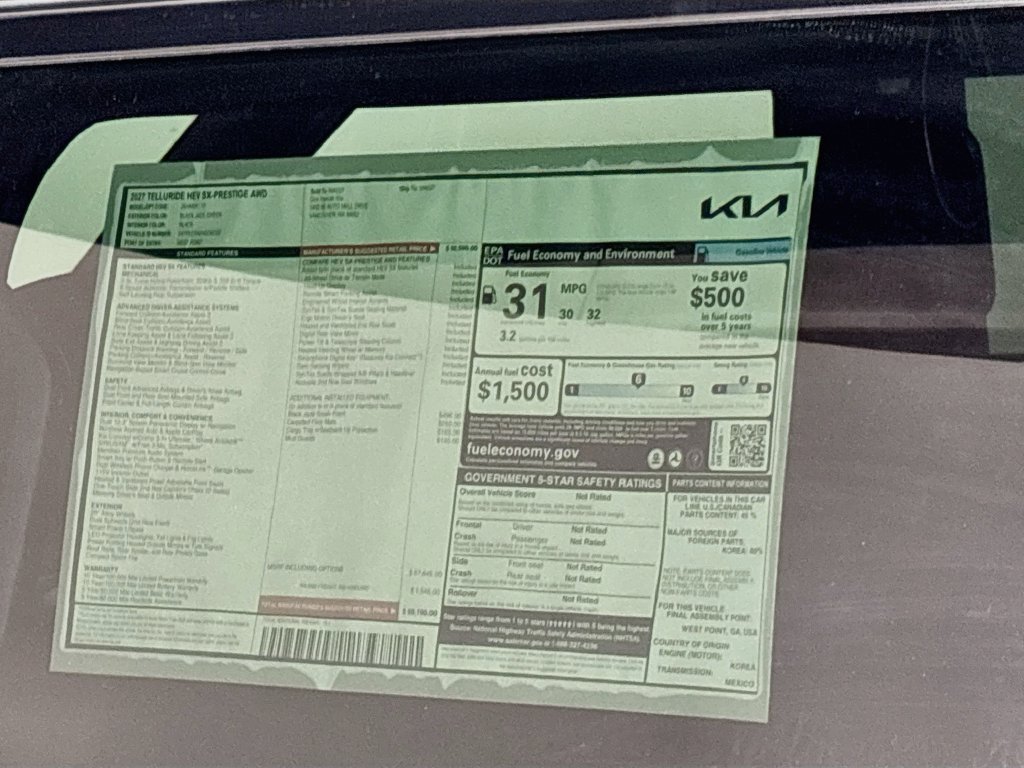 New 2027 Kia Telluride SX Prestige AWD/4WD image 25