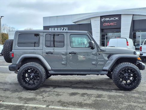 Used 2021 Jeep Wrangler Unlimited Sahara w/ Uconnect 4C Nav & Sound Group image 2