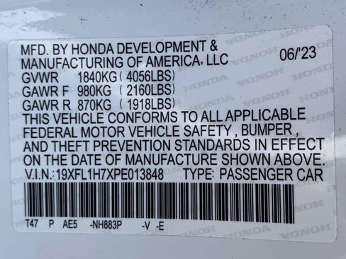 Certified 2023 Honda Civic EX-L image 40