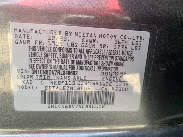 Used 2024 Nissan Versa S w/ Trunk Package FWD image 42