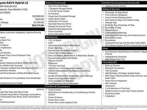 Certified 2025 Toyota RAV4 LE AWD/4WD image 6