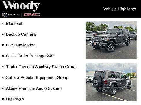 Used 2026 Jeep Wrangler Unlimited Sahara AWD/4WD image 3