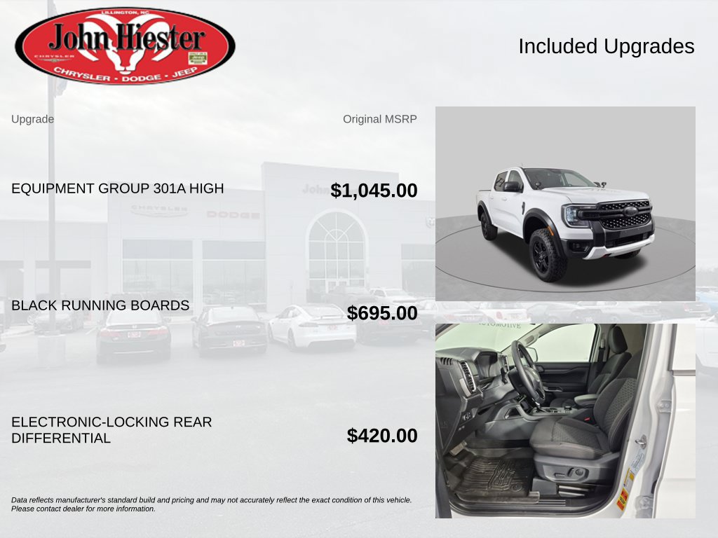 Used 2024 Ford Ranger XLT w/ Equipment Group 301A High AWD/4WD image 3