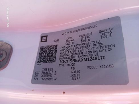 Used 2021 Chevrolet Colorado W/T w/ WT Convenience Package RWD image 11