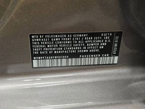 Used 2015 Volkswagen e-Golf SEL Premium FWD image 10