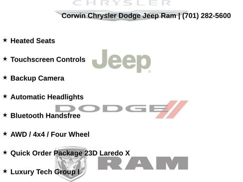 Certified 2024 Jeep Grand Cherokee Laredo X w/ Luxury Tech Group I AWD/4WD image 8