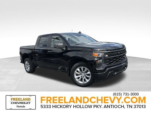 Used 2024 Chevrolet Silverado 1500 Custom w/ LPO, Dark Essentials Package RWD image 1