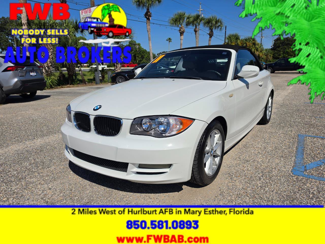 Used 2011 BMW 128i Convertible w/ Premium Pkg RWD image 1