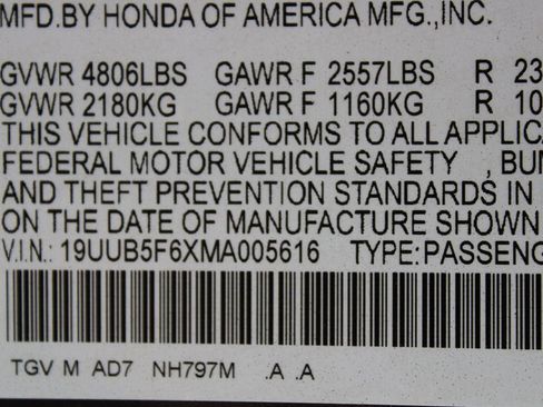 Certified 2021 Acura TLX w/ Advance Package image 36