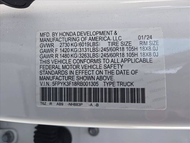 Used 2024 Honda Ridgeline Sport image 15