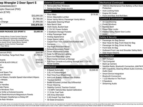 Used 2025 Jeep Wrangler Sport AWD/4WD image 25