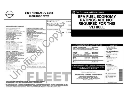 Used 2021 Nissan NV High Roof image 28