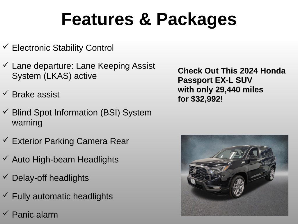 Certified 2024 Honda Passport EX-L image 20