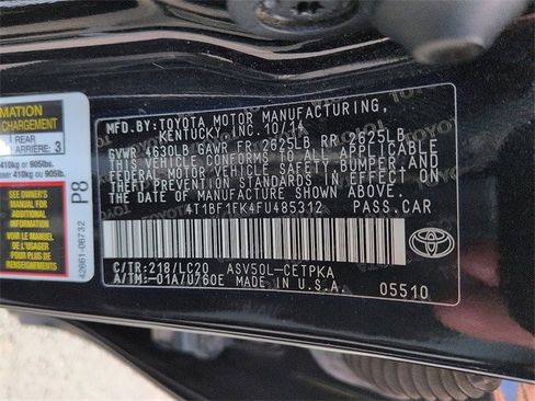 Used 2015 Toyota Camry XSE w/ Moonroof Package image 13