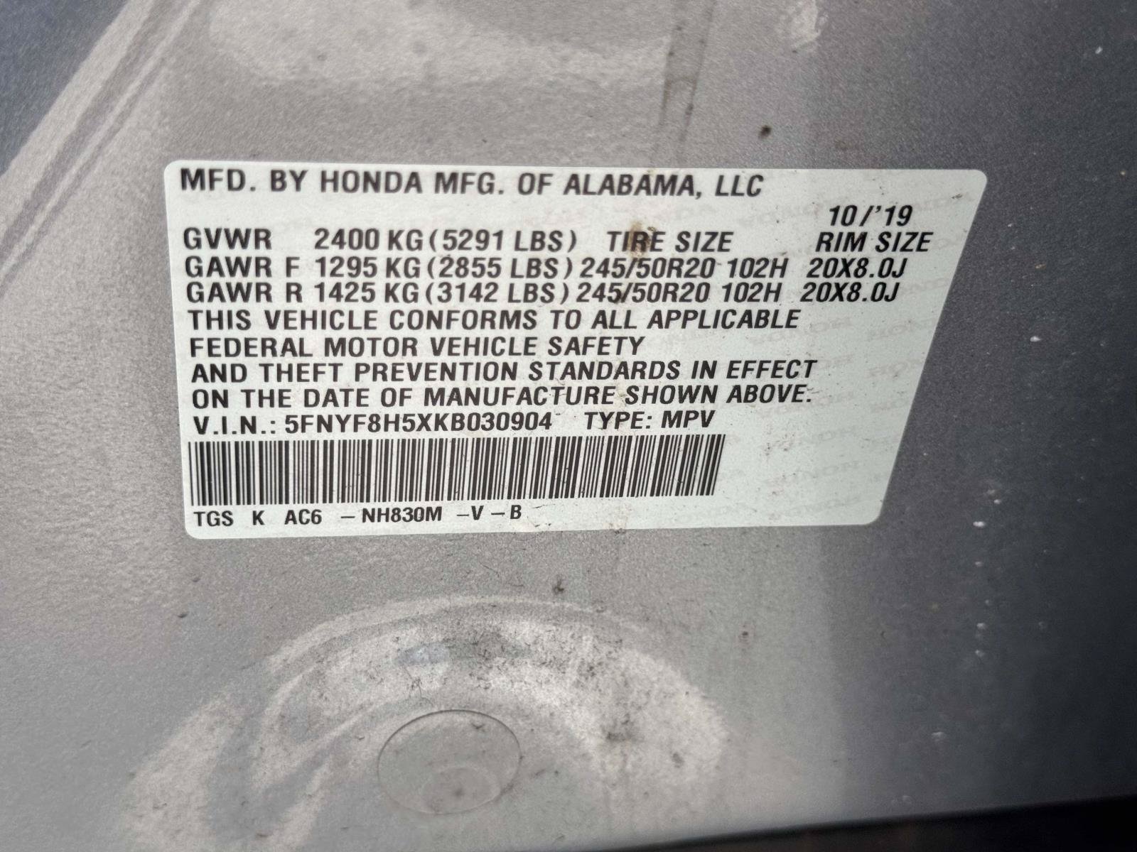 Used 2019 Honda Passport EX-L image 16