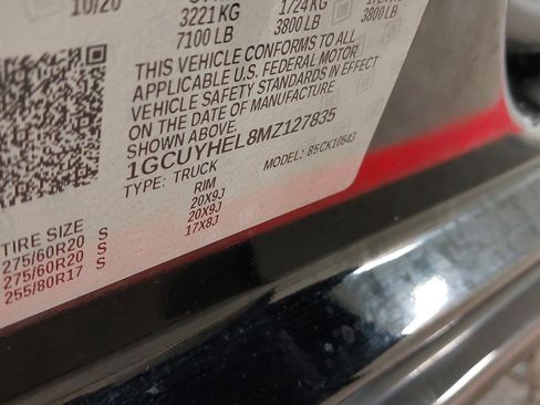 Used 2021 Chevrolet Silverado 1500 High Country w/ Technology Package image 34