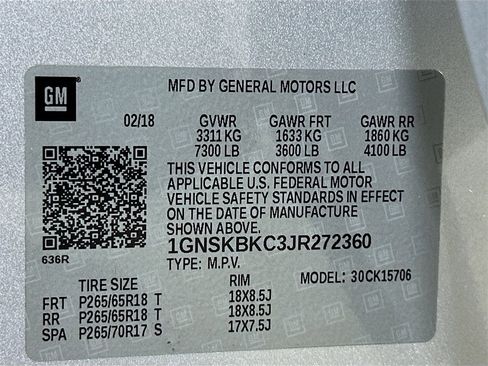 Used 2018 Chevrolet Tahoe LT image 42