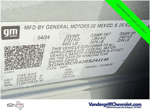 Certified 2024 Chevrolet Blazer LT w/ Convenience Package FWD image 30