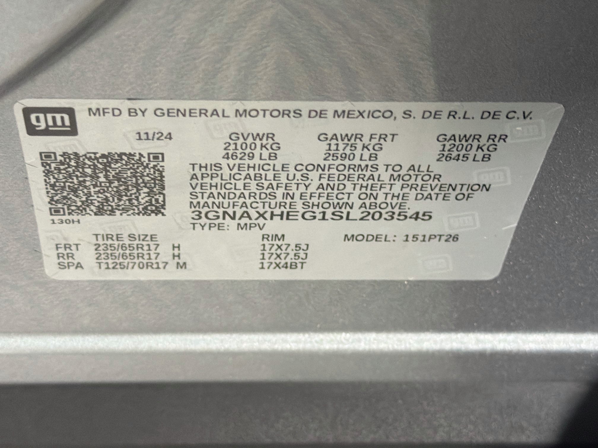 Used 2025 Chevrolet Equinox LT w/ Convenience Package II FWD image 12