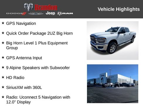 Used 2026 RAM 2500 Big Horn AWD/4WD image 3