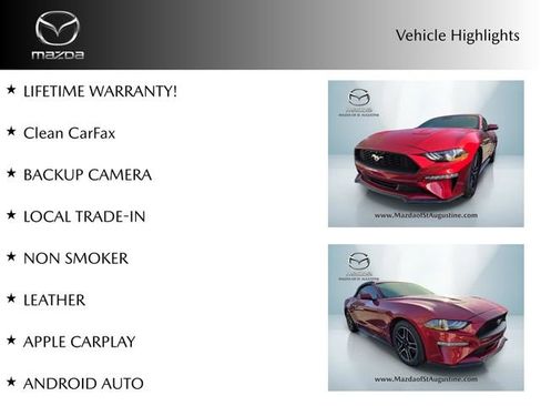 Used 2022 Ford Mustang Premium w/ Equipment Group 201A RWD image 2