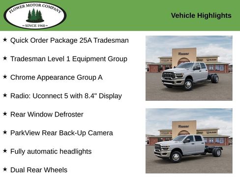 New 2026 RAM 3500 Tradesman w/ Chrome Appearance Group A AWD/4WD image 2