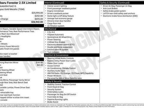 Used 2009 Subaru Forester 2.5X Limited image 16