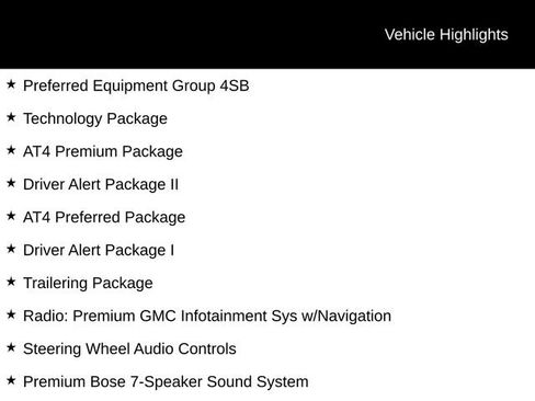 Used 2022 GMC Sierra 1500 AT4 w/ AT4 Premium Package AWD/4WD image 4