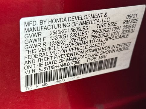 Used 2022 Acura MDX FWD w/ Technology Package image 32