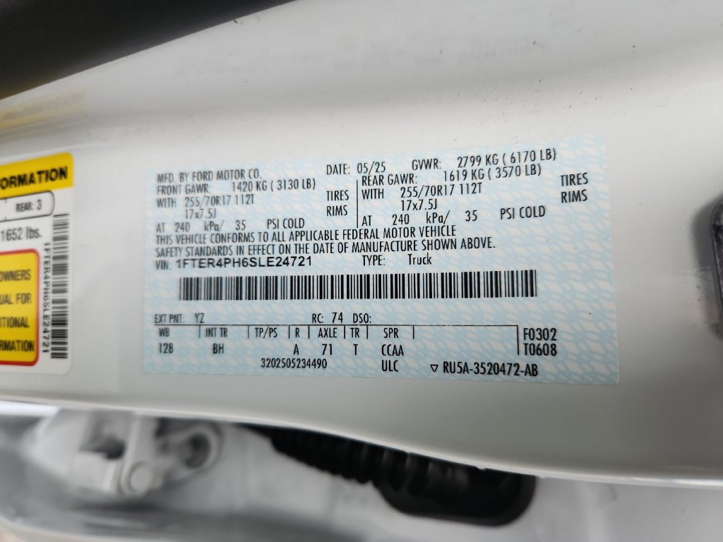 Certified 2025 Ford Ranger XL AWD/4WD image 25