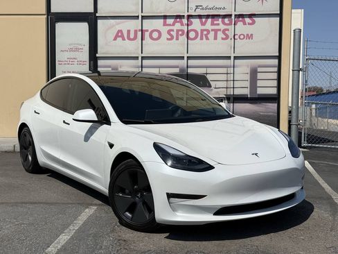 Used 2021 Tesla Model 3 Long Range AWD/4WD image 2