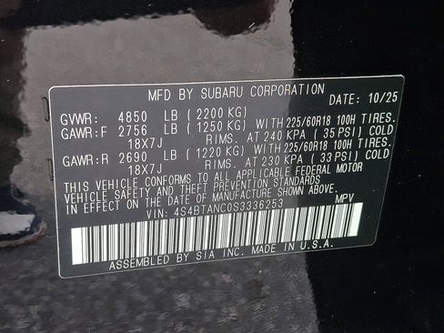 Certified 2025 Subaru Outback Limited image 28