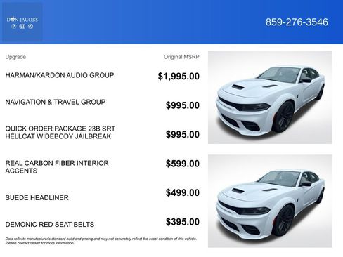 Used 2023 Dodge Charger SRT Hellcat w/ Harman/Kardon Audio Group RWD image 5