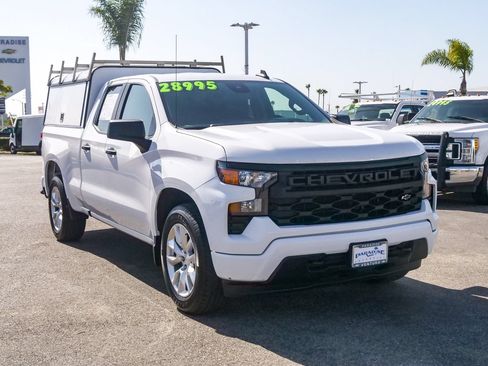 Used 2023 Chevrolet Silverado 1500 Custom w/ LPO, Dark Essentials Package RWD image 3