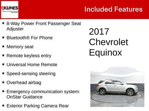 Used 2017 Chevrolet Equinox Premier w/ Enhanced Convenience Package image 3