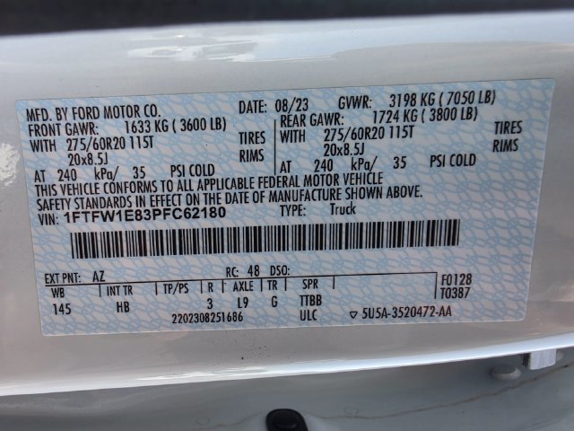 Used 2023 Ford F150 Lariat w/ Equipment Group 502A High AWD/4WD image 33