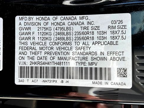 New 2026 Honda CR-V EX image 21