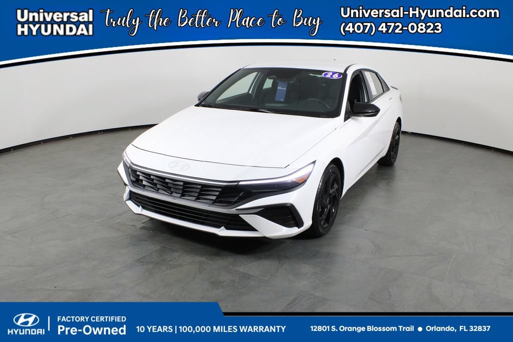 Certified 2026 Hyundai Elantra Sport FWD 360° Tour