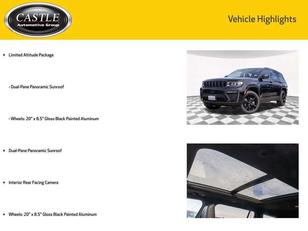 New 2027 Jeep Grand Cherokee L Limited w/ Limited Altitude Package AWD/4WD image 3