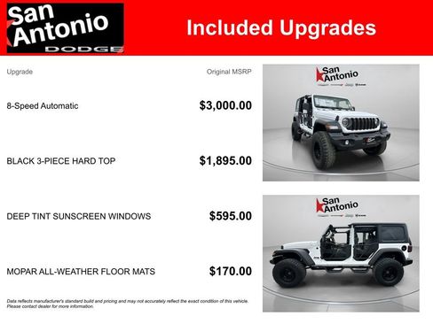 New 2026 Jeep Wrangler Unlimited Sport AWD/4WD image 6