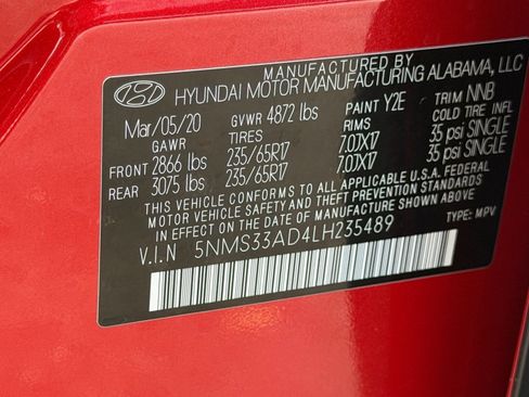 Used 2020 Hyundai Santa Fe SEL FWD image 37