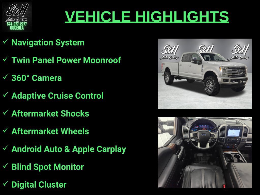 Used 2017 Ford F250 Platinum w/ Platinum Ultimate Package AWD/4WD image 3